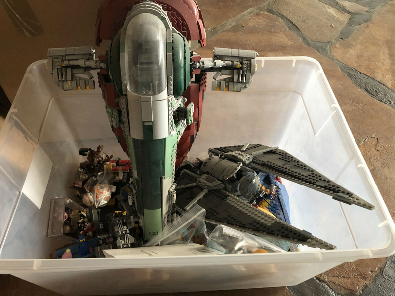 Legos in plastic containers were a lifesaver.